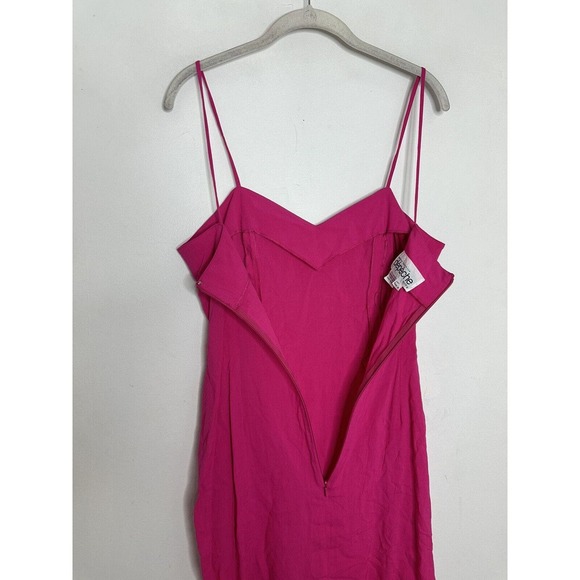 Marvin Singer For Depeche Mode Hot Pink VTG Slip Dress Size 8 - Picture 6 of 6